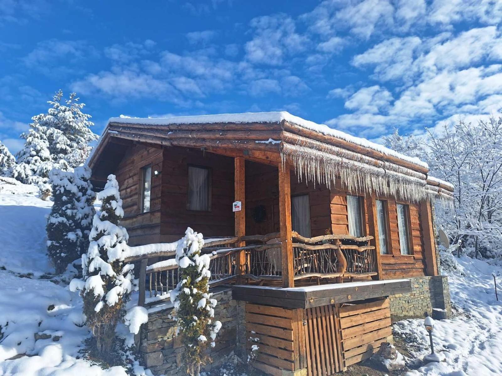 Панорама Хаус Лещен И Еко Къщи Дървена И Землянка Luaran gambar