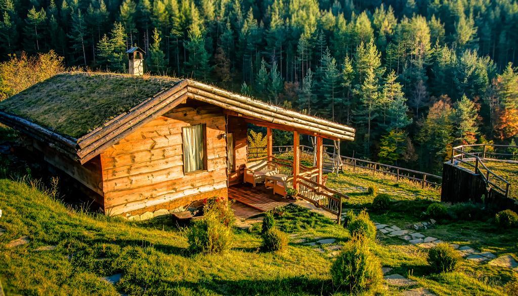 Панорама Хаус Лещен И Еко Къщи Дървена И Землянка Luaran gambar